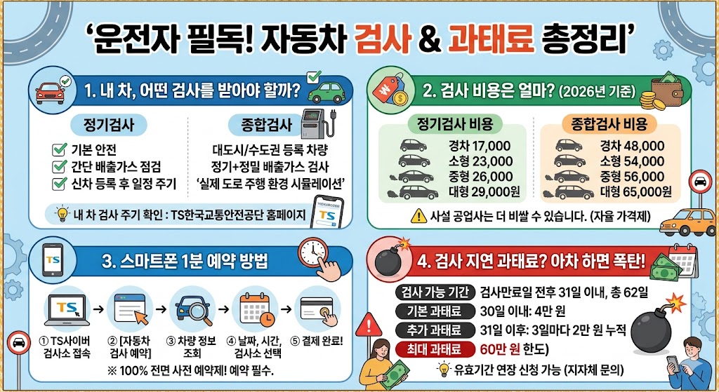 자동차 검사에 관한 내용을 보다 편하게 받아보세요